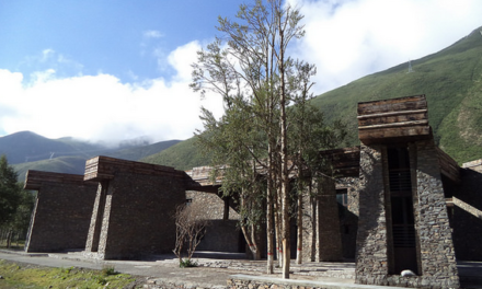 Een knap staaltje architectuur in Tibet