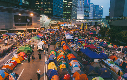 Occupy Hong Kong: Publiek experiment in een private stad