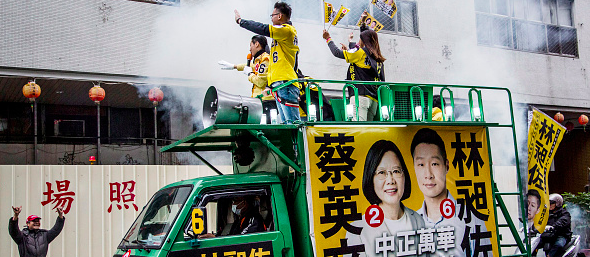 Politieke aardverschuiving in Taiwan op handen?
